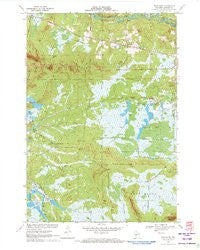 Spaulding Wisconsin Historical topographic map, 1:24000 scale, 7.5 X 7.5 Minute, Year 1970