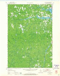 Spirit Falls Wisconsin Historical topographic map, 1:48000 scale, 15 X 15 Minute, Year 1950