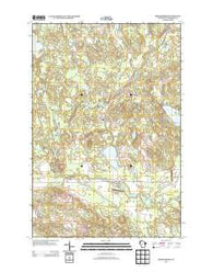 Springbrook Wisconsin Historical topographic map, 1:24000 scale, 7.5 X 7.5 Minute, Year 2013