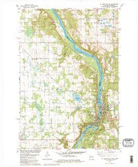 St. Croix Dalles Wisconsin Historical topographic map, 1:24000 scale, 7.5 X 7.5 Minute, Year 1978