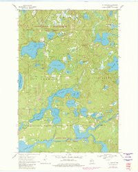 St. Germain Wisconsin Historical topographic map, 1:24000 scale, 7.5 X 7.5 Minute, Year 1970