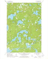 St. Germain Wisconsin Historical topographic map, 1:24000 scale, 7.5 X 7.5 Minute, Year 1970