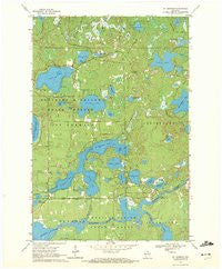St. Germain Wisconsin Historical topographic map, 1:24000 scale, 7.5 X 7.5 Minute, Year 1970