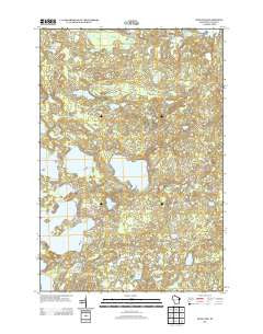 Star Lake Wisconsin Historical topographic map, 1:24000 scale, 7.5 X 7.5 Minute, Year 2013