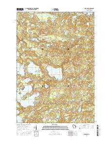 Star Lake Wisconsin Current topographic map, 1:24000 scale, 7.5 X 7.5 Minute, Year 2015
