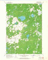 Starks Wisconsin Historical topographic map, 1:24000 scale, 7.5 X 7.5 Minute, Year 1965