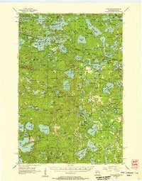 Starlake Wisconsin Historical topographic map, 1:62500 scale, 15 X 15 Minute, Year 1955