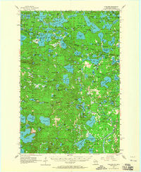 Starlake Wisconsin Historical topographic map, 1:62500 scale, 15 X 15 Minute, Year 1955