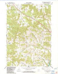 Stenulson Coulee Wisconsin Historical topographic map, 1:24000 scale, 7.5 X 7.5 Minute, Year 1984