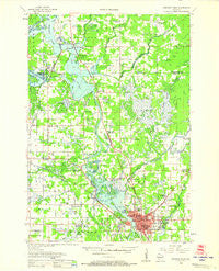 Stevens Point Wisconsin Historical topographic map, 1:48000 scale, 15 X 15 Minute, Year 1956