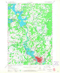 Stevens Point Wisconsin Historical topographic map, 1:48000 scale, 15 X 15 Minute, Year 1956