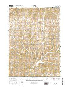 Stitzer Wisconsin Current topographic map, 1:24000 scale, 7.5 X 7.5 Minute, Year 2016