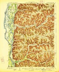Stoddard Wisconsin Historical topographic map, 1:62500 scale, 15 X 15 Minute, Year 1926
