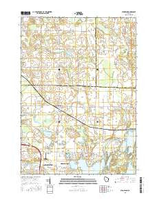 Stonebank Wisconsin Current topographic map, 1:24000 scale, 7.5 X 7.5 Minute, Year 2015