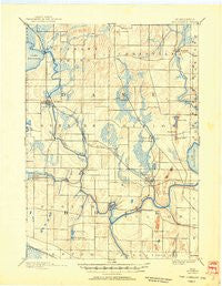 Stoughton Wisconsin Historical topographic map, 1:62500 scale, 15 X 15 Minute, Year 1890