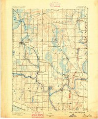 Stoughton Wisconsin Historical topographic map, 1:62500 scale, 15 X 15 Minute, Year 1890