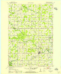 Stratford Wisconsin Historical topographic map, 1:48000 scale, 15 X 15 Minute, Year 1953