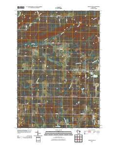 Strickland Wisconsin Historical topographic map, 1:24000 scale, 7.5 X 7.5 Minute, Year 2010