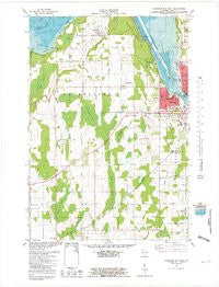 Sturgeon Bay West Wisconsin Historical topographic map, 1:24000 scale, 7.5 X 7.5 Minute, Year 1981