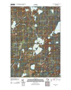 Sugar Camp Wisconsin Historical topographic map, 1:24000 scale, 7.5 X 7.5 Minute, Year 2010