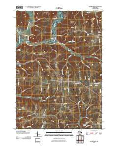 Sugar Grove Wisconsin Historical topographic map, 1:24000 scale, 7.5 X 7.5 Minute, Year 2010
