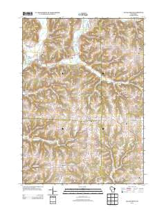 Sugar Grove Wisconsin Historical topographic map, 1:24000 scale, 7.5 X 7.5 Minute, Year 2013