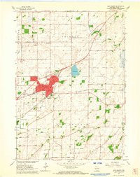 Sun Prairie Wisconsin Historical topographic map, 1:24000 scale, 7.5 X 7.5 Minute, Year 1962