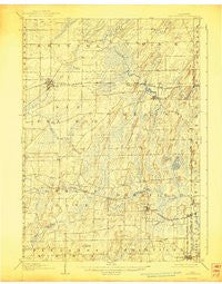 Sun Prairie Wisconsin Historical topographic map, 1:62500 scale, 15 X 15 Minute, Year 1907