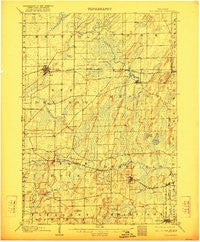 Sun Prairie Wisconsin Historical topographic map, 1:62500 scale, 15 X 15 Minute, Year 1907