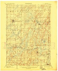 Sun Prairie Wisconsin Historical topographic map, 1:62500 scale, 15 X 15 Minute, Year 1907