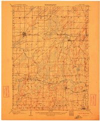 Sun Prairie Wisconsin Historical topographic map, 1:62500 scale, 15 X 15 Minute, Year 1907