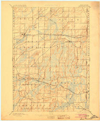 Sun Prairie Wisconsin Historical topographic map, 1:62500 scale, 15 X 15 Minute, Year 1896