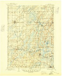 Sun Prairie Wisconsin Historical topographic map, 1:62500 scale, 15 X 15 Minute, Year 1907