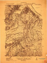 Superior Minnesota Historical topographic map, 1:48000 scale, 15 X 15 Minute, Year 1915