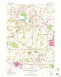 Sussex Wisconsin Historical topographic map, 1:24000 scale, 7.5 X 7.5 Minute, Year 1959