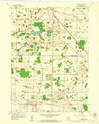 Sussex Wisconsin Historical topographic map, 1:24000 scale, 7.5 X 7.5 Minute, Year 1959