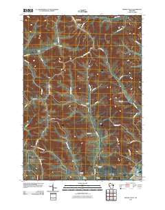 Swinns Valley Wisconsin Historical topographic map, 1:24000 scale, 7.5 X 7.5 Minute, Year 2010