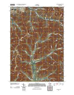 Tamarack Wisconsin Historical topographic map, 1:24000 scale, 7.5 X 7.5 Minute, Year 2010