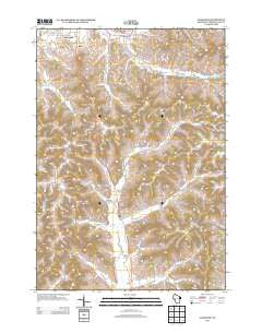 Tamarack Wisconsin Historical topographic map, 1:24000 scale, 7.5 X 7.5 Minute, Year 2013