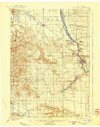 The Dells Wisconsin Historical topographic map, 1:62500 scale, 15 X 15 Minute, Year 1901