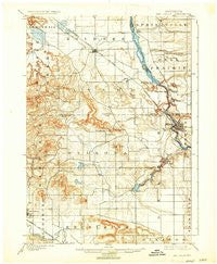 The Dells Wisconsin Historical topographic map, 1:62500 scale, 15 X 15 Minute, Year 1901