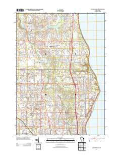 Thiensville Wisconsin Historical topographic map, 1:24000 scale, 7.5 X 7.5 Minute, Year 2013