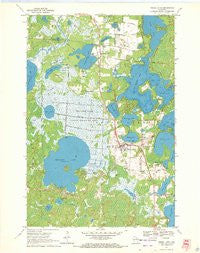 Three Lakes Wisconsin Historical topographic map, 1:24000 scale, 7.5 X 7.5 Minute, Year 1970