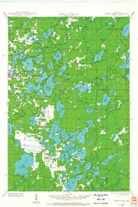 Three Lakes Wisconsin Historical topographic map, 1:48000 scale, 15 X 15 Minute, Year 1938
