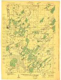 Three Lakes Wisconsin Historical topographic map, 1:48000 scale, 15 X 15 Minute, Year 1928