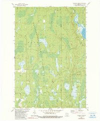 Thunder Creek Wisconsin Historical topographic map, 1:24000 scale, 7.5 X 7.5 Minute, Year 1980