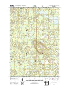 Thunder Mountain Wisconsin Historical topographic map, 1:24000 scale, 7.5 X 7.5 Minute, Year 2013