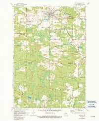 Tigerton Wisconsin Historical topographic map, 1:24000 scale, 7.5 X 7.5 Minute, Year 1970
