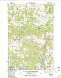 Timberland Wisconsin Historical topographic map, 1:24000 scale, 7.5 X 7.5 Minute, Year 1982