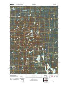 Timms Hill Wisconsin Historical topographic map, 1:24000 scale, 7.5 X 7.5 Minute, Year 2010